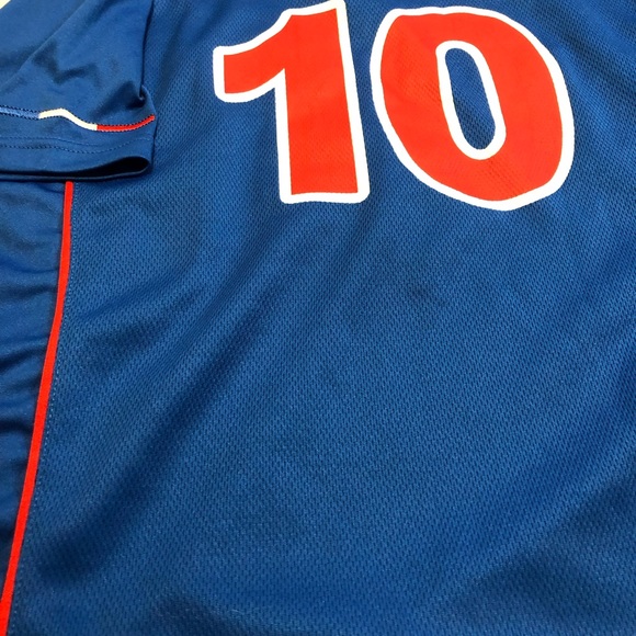 FRANCE Futbol Soccer Jersey #10 Youth 8 Blue Red Embroidered front - Picture 7 of 12